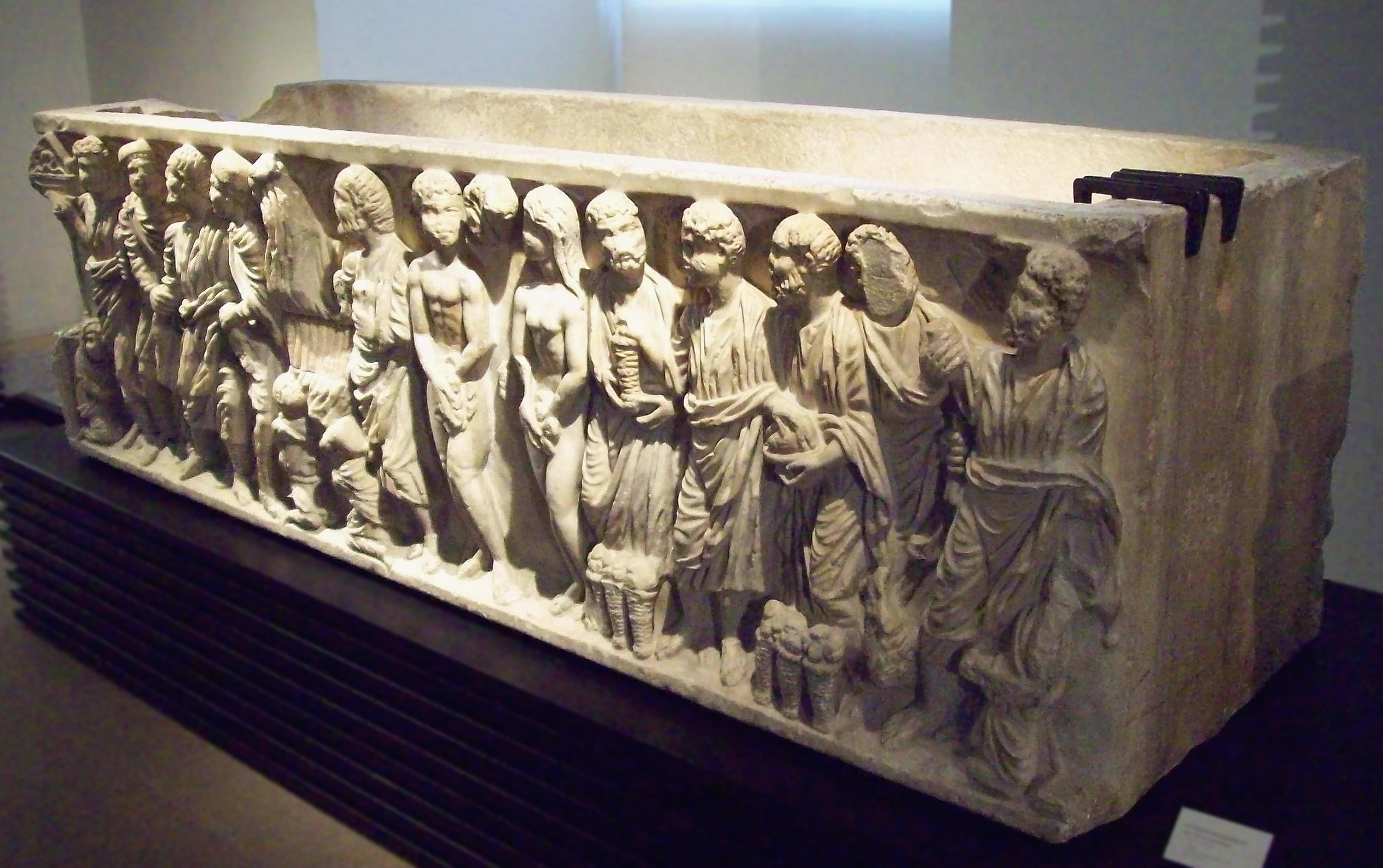 Resultado de imagen de sarcófago de los Apóstoles y del de Leocadio