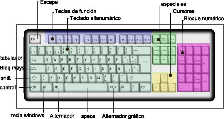 Diverticomputo El Teclado Y Sus Funciones Vrogue Co