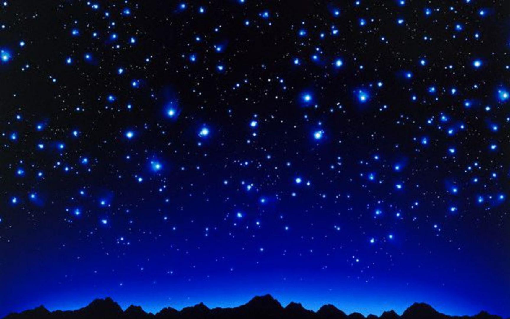 Ночное небо со звездами фон