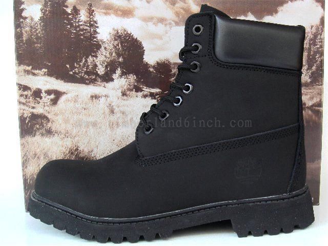 all black construction timberlands