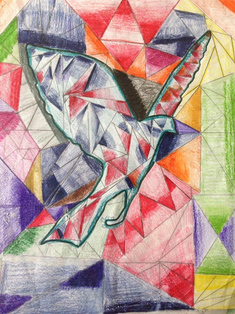 Triangle Art Mother at Marietta Vanderpool blog