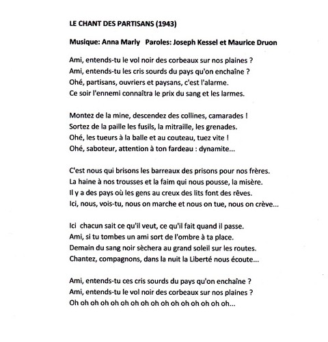 chant des partisans by on emaze