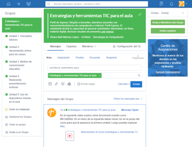 Tutorial de Edmodo at emaze Presentation