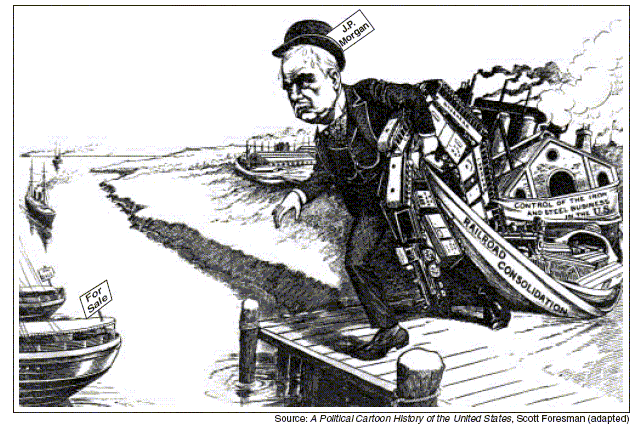 robber barons or captains of industry political cartoons