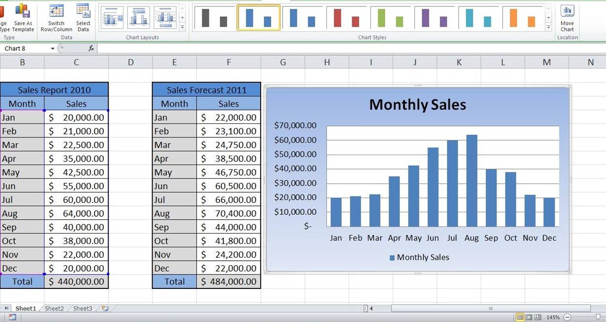 MS Excel at emaze Presentation