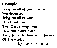 dreams by langston hughes imagery