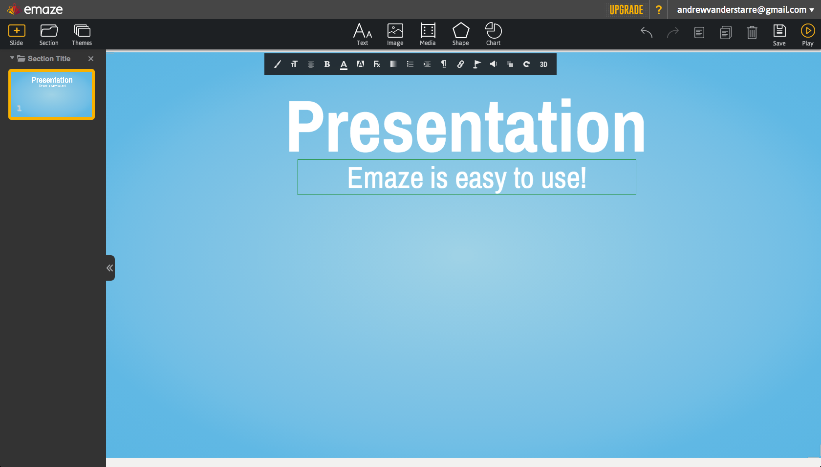 How to use Emaze at emaze Presentation