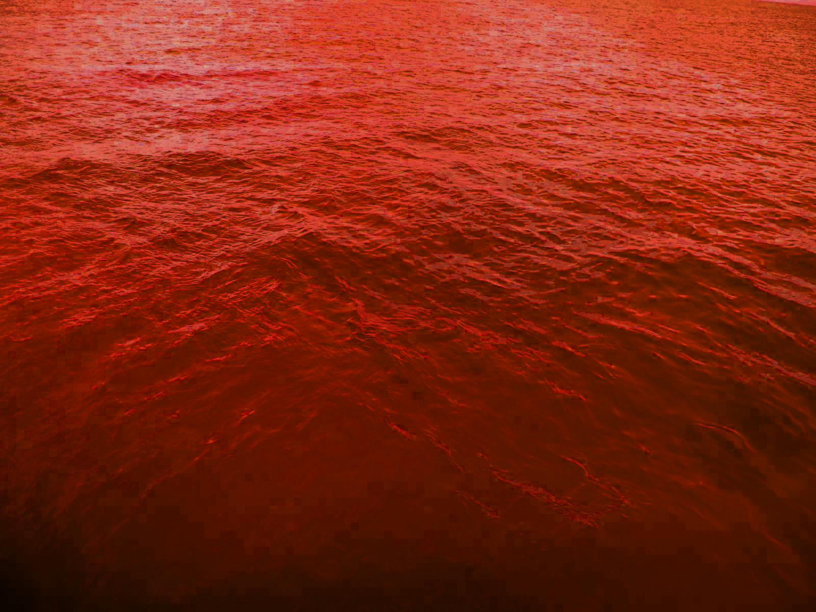 Море красного цвета