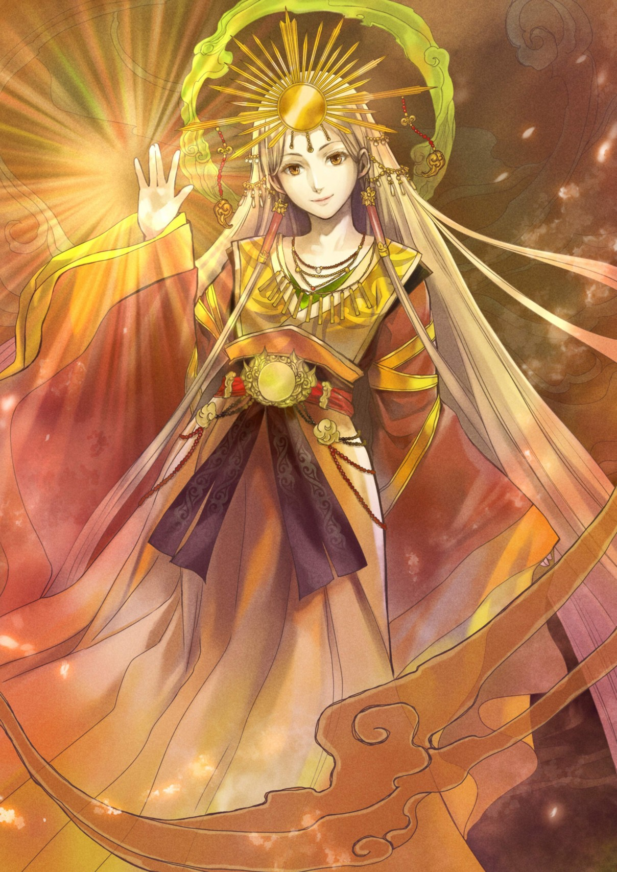 Amaterasu : japanese goddess of the sun