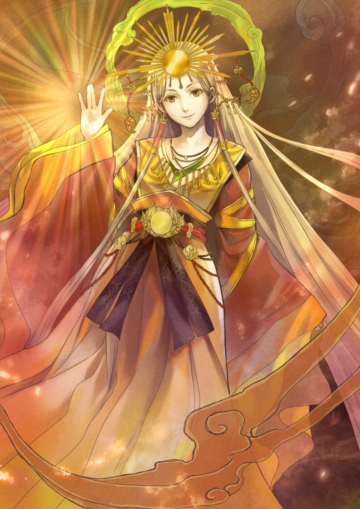 Amaterasu, the Japanese Sun Goddess