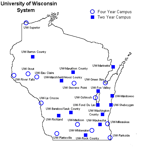 university of wisconsin map downloads