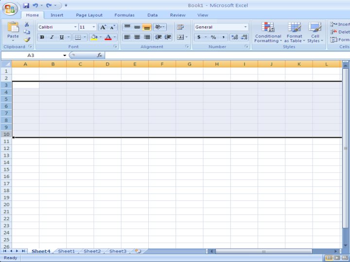 MS Excel at emaze Presentation