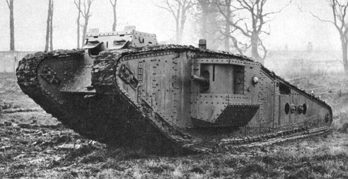 first battle tanks
