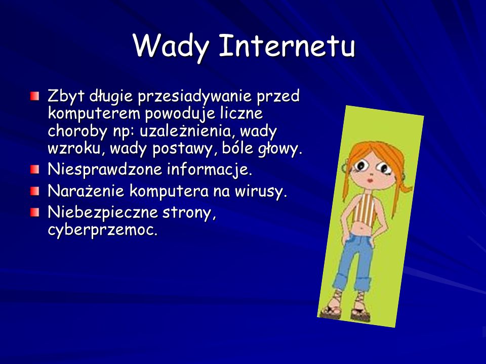 ZALETY I WADY KORZYSTANIA Z INTERNETU At Emaze Presentation