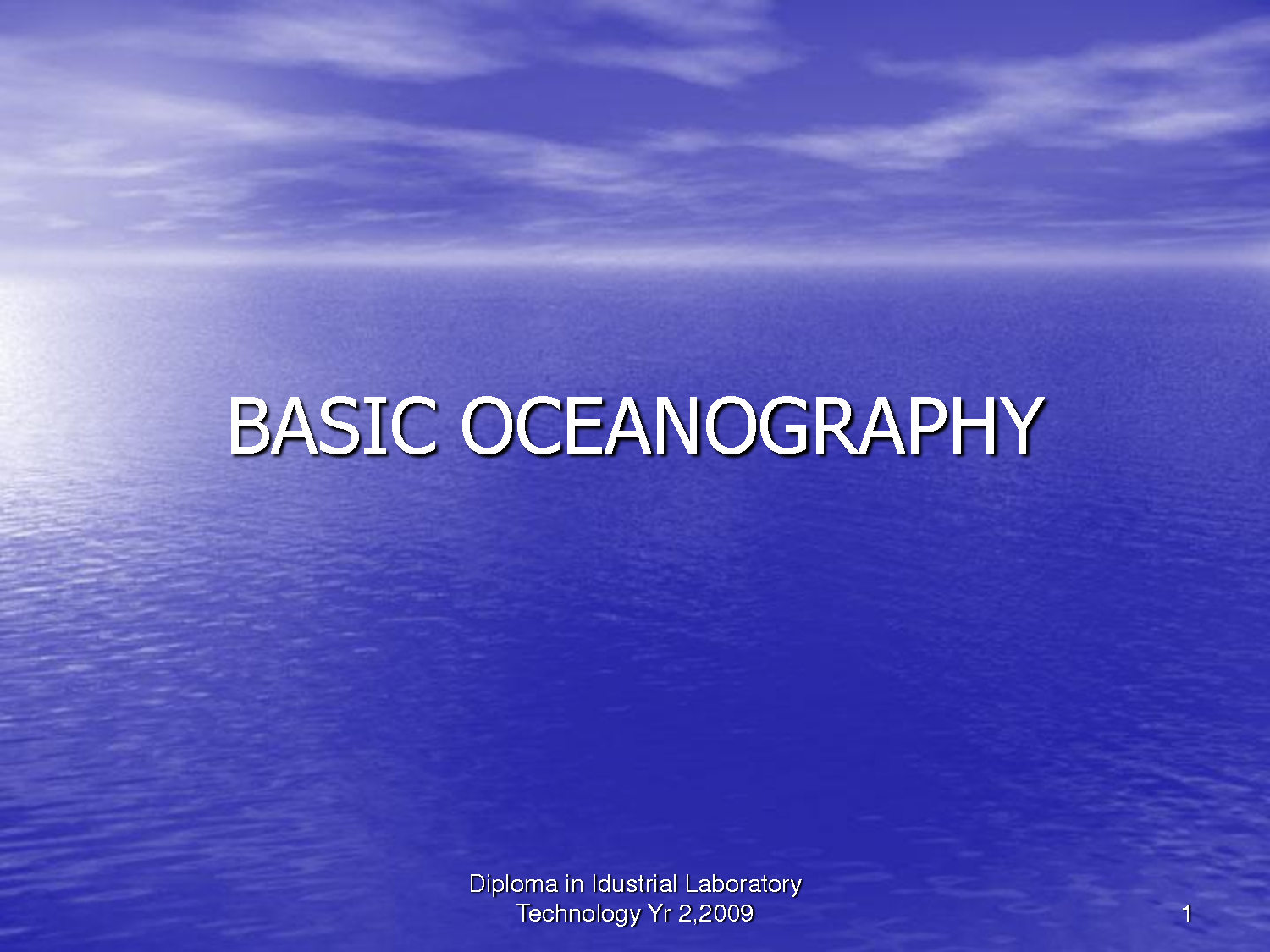 Oceanography Ch. 19 On Emaze