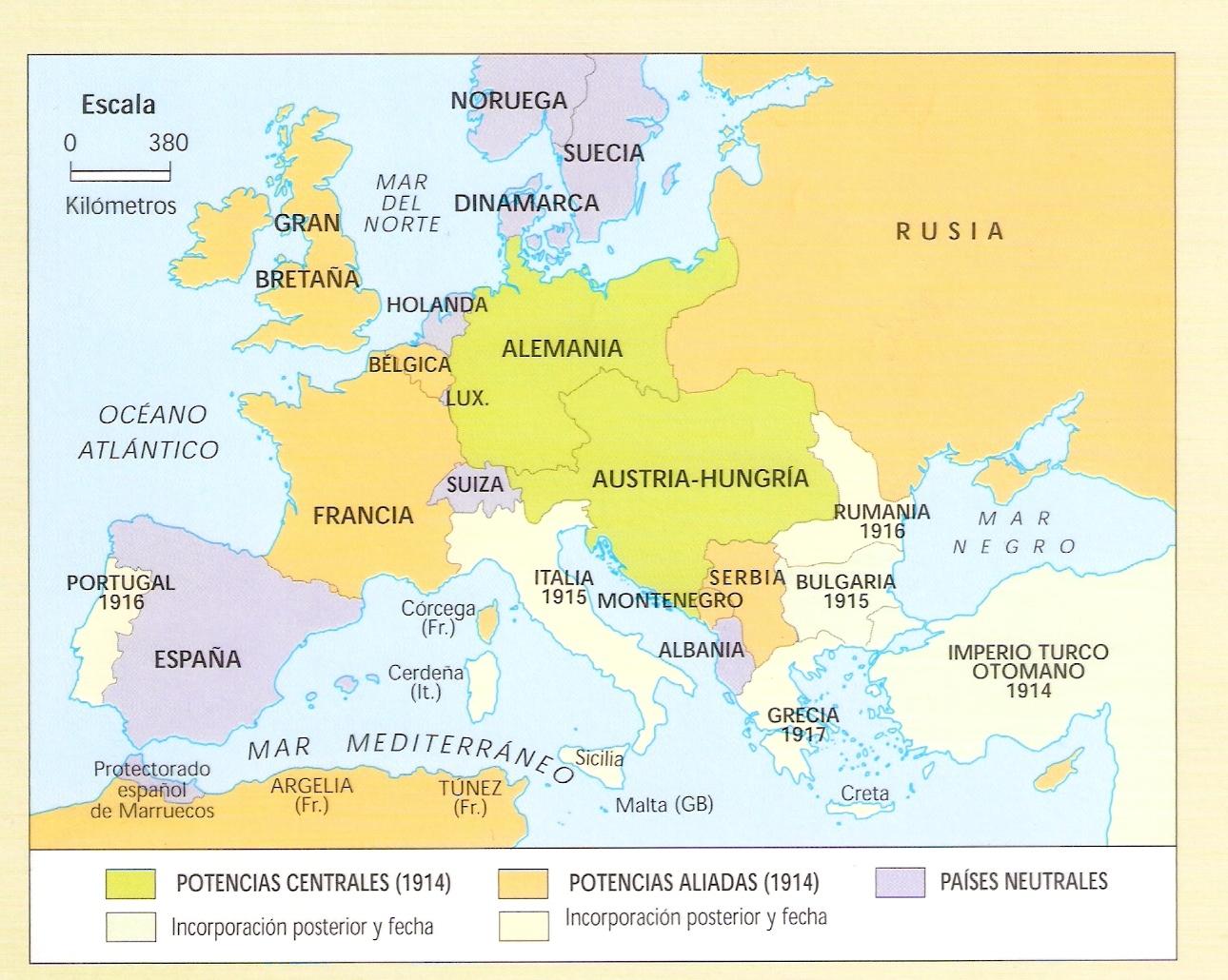 La primera guerra mundial on emaze