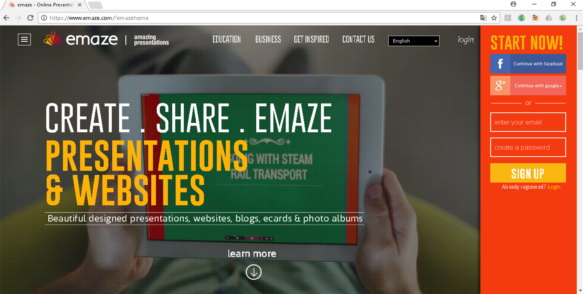 Portfolio at emaze Presentation