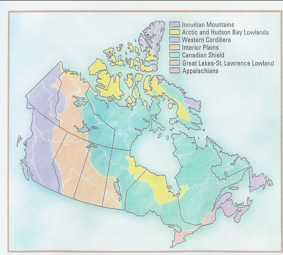 Canada S Landform Regions By Brian Abernethy On Emaze