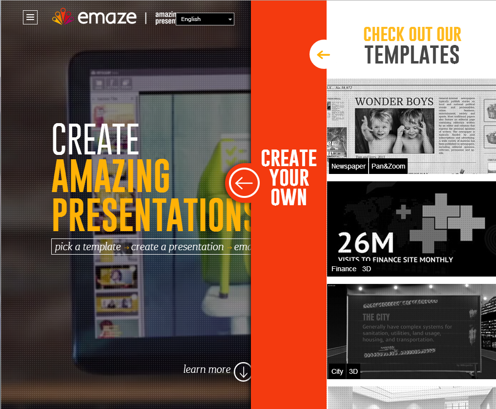 Presentation Name at emaze Presentation