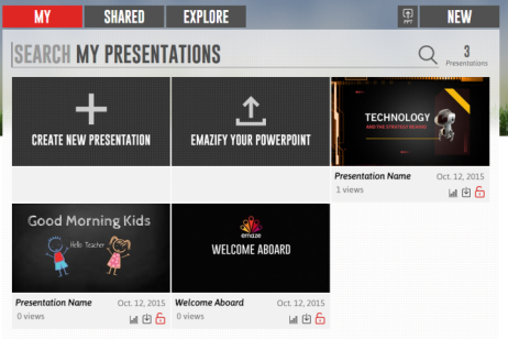 Emaze PPT Import at emaze Presentation