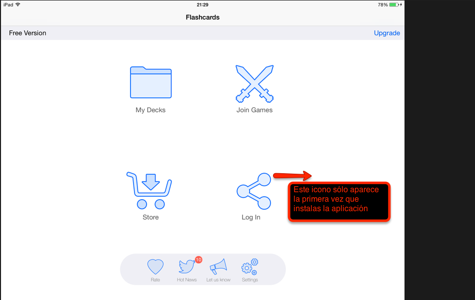 Flashcards app at emaze Presentation