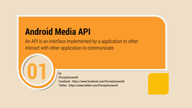 Android media API at emaze Presentation