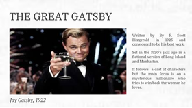 the great gatsby at emaze Presentation