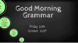 The Secret Good Morning Grammar That Will Change Your Day Forever!