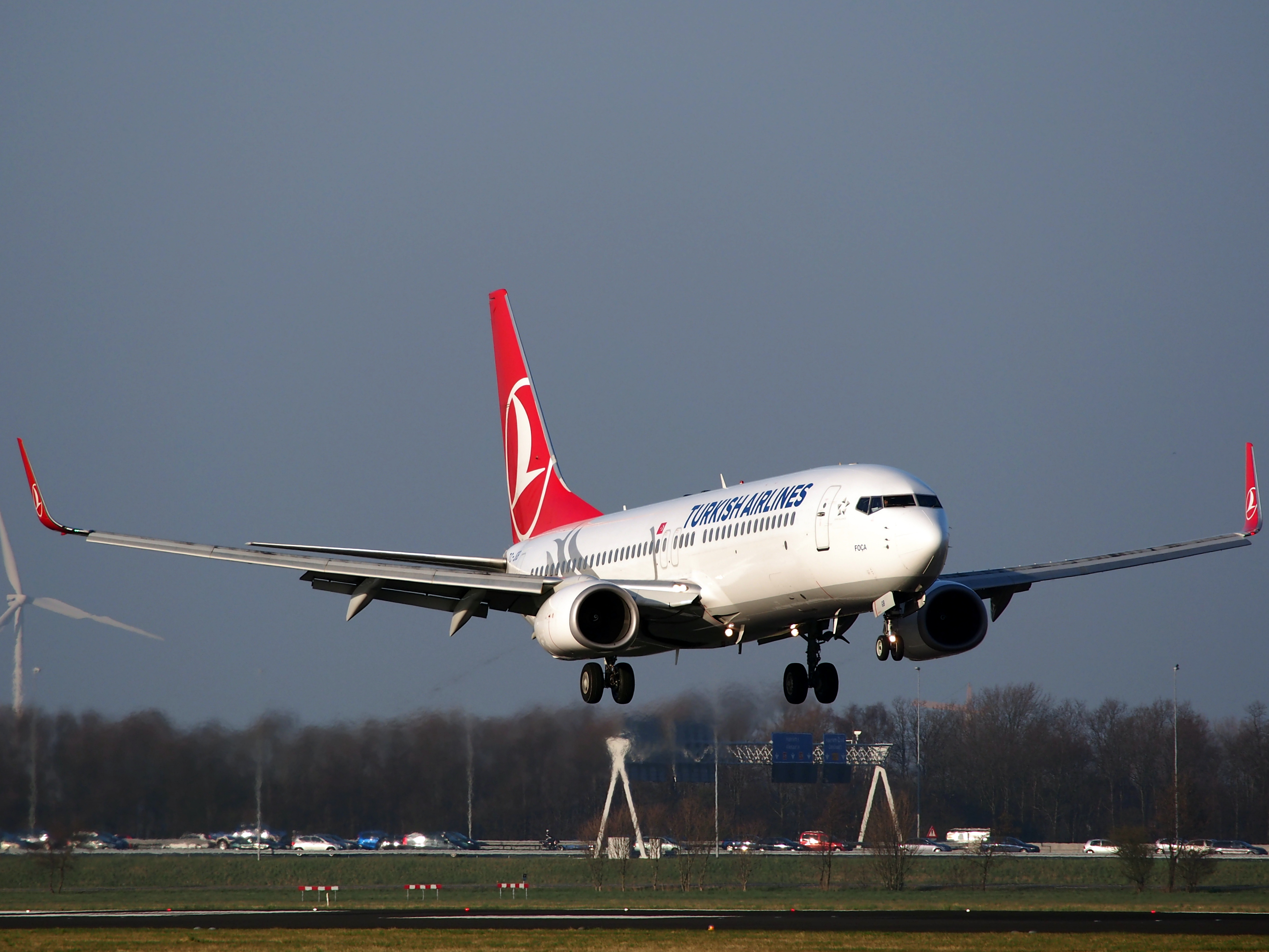 Рейсы турецких авиалиний. Boeing 737-8f2. Туркиш Эйрлайнс Амстердам. TC-JGB. Turkish Airlines from Istanbul to Moscow.