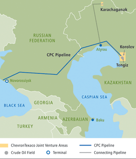 Kazakstan_potential and existing pipelines on emaze