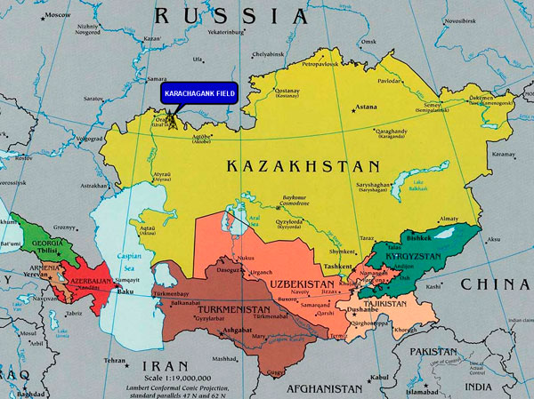 Kazakstan_potential and existing pipelines at emaze Presentation