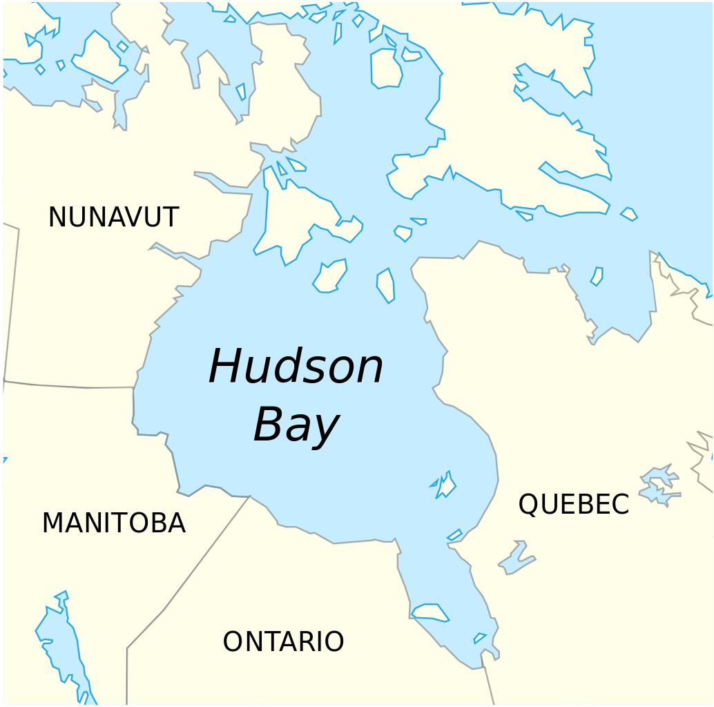 Hudson Bay World Map 