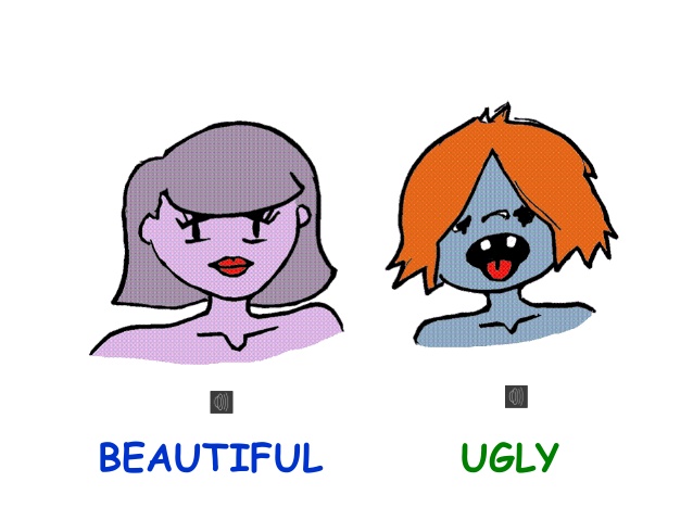 Happy sad beautiful ugly. Красивый и некрасивый рисунок. Красивый некрасивый картинки для детей. Beautiful ugly. Красивый некрасивый антонимы.