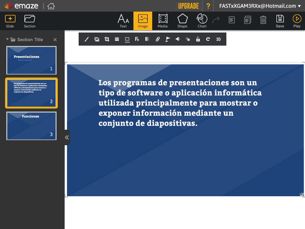 Presentaciones electrónicas on emaze