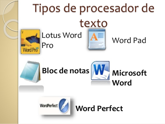 Resultado de imagen para procesador de textos