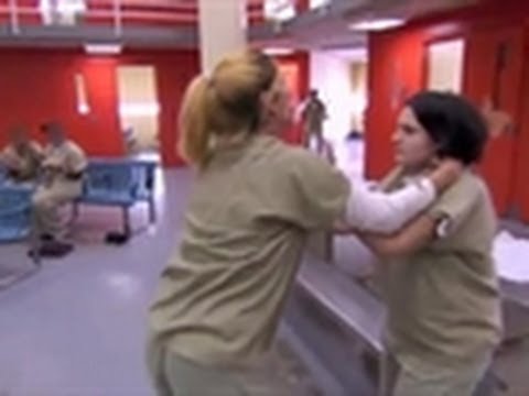 Prison fight. Девушка in Prison. First Fight Prison Reacher.