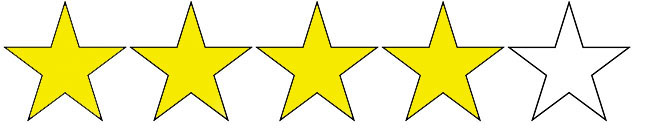 Image result for four out of five stars