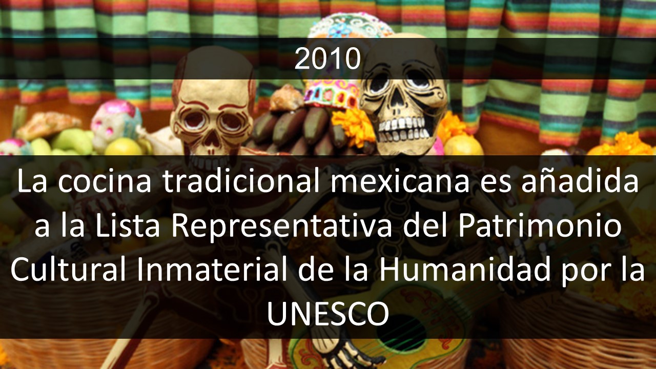 Resultado de imagen para La GastronomÃ­a Mexicana Como Patrimonio Cultural 2010 UNESCO