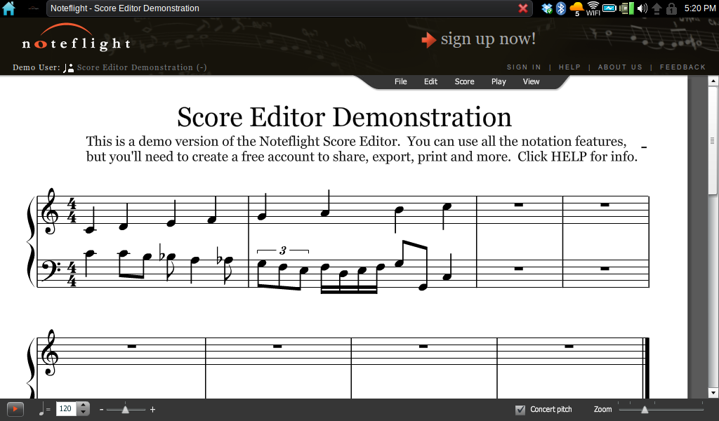Noteflight Score noteflight at emaze Presentation