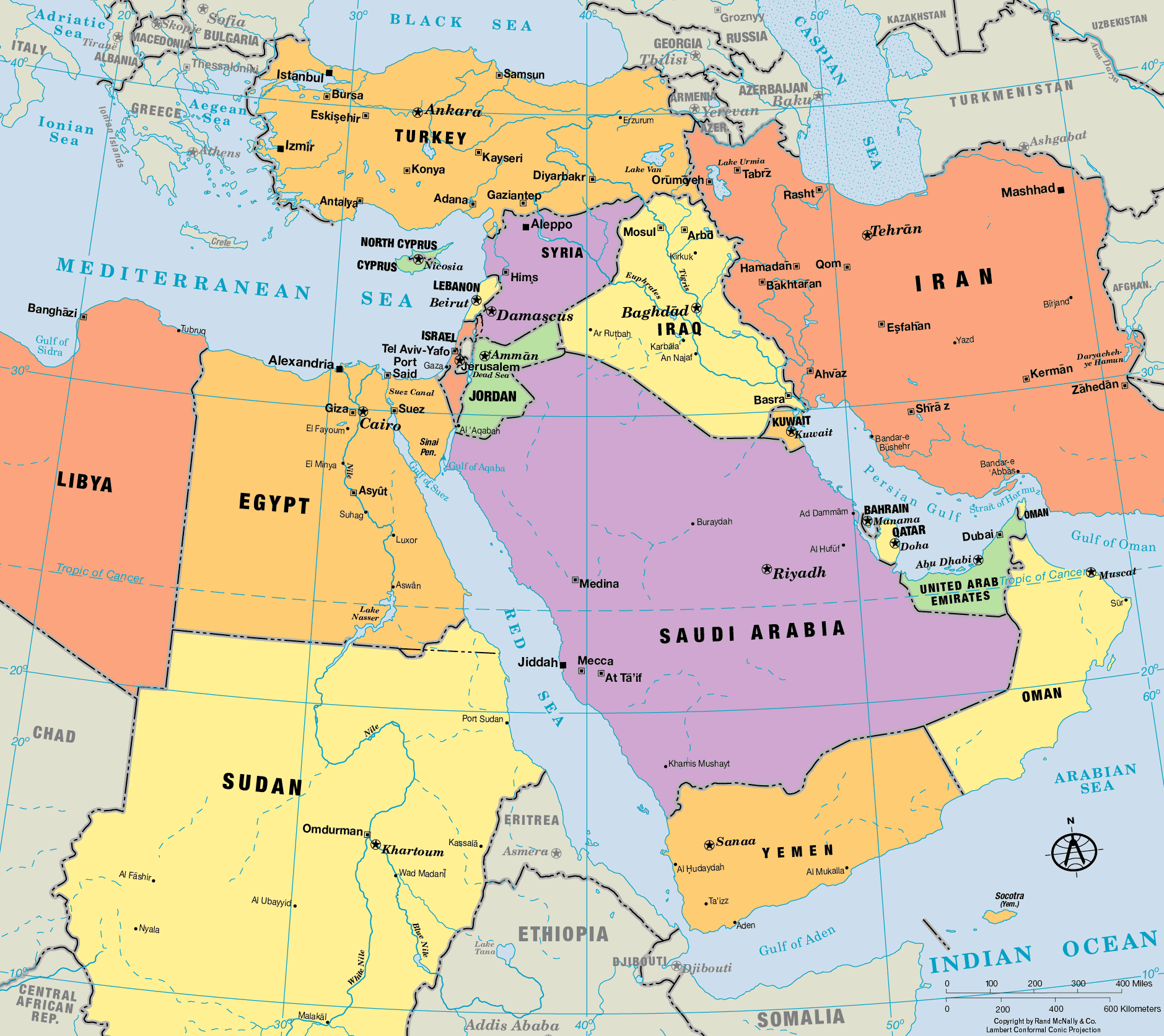 Крупнейшая страны востока. Ближний Восток Middle East. Политическая карта ближнего Востока. Политическая карта ближнего Востока со странами. Политическая карта ближнего Востока без Израиля.