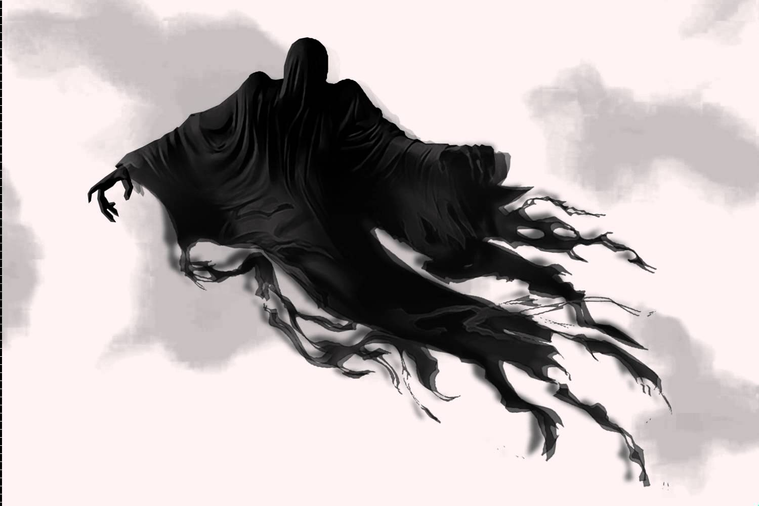 kiss from harry potter dementor drawing