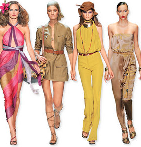 70's and 80's style clothing