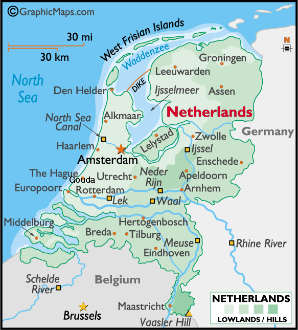 Нидерланды на карте. Гронинген на карте Нидерландов. Голландия и Нидерланды на карте. Нидерланды границы на карте. Голландия и Англия на карте.