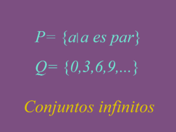 Resultado de imagen para conjunto infinitos