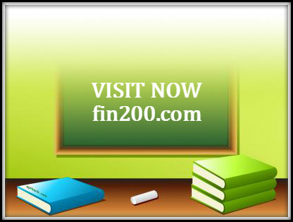 fin 200 cash flow preparation Transcript of fin 200 week 1 assignment cash flow preparation fin 200 week 1 assignment cash flow preparation to purchase this visit here:. fin 200 cash flow preparation Transcript of fin 200 week 1 assignment cash flow preparation fin 200 week 1 assignment cash flow preparation to purchase this visit here:.
