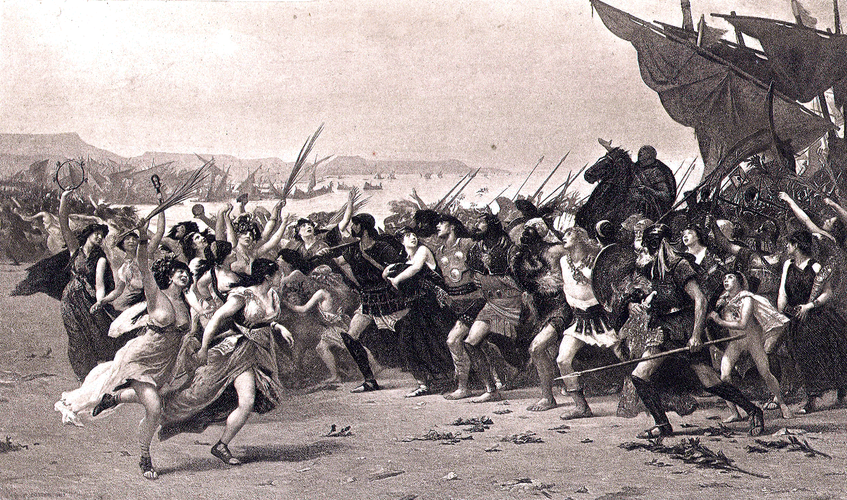 Битва греки против. Фемистокл битва при Саламине. Фернан Кормон картины. Храбрость персидских женщин картина. Персидские войны.