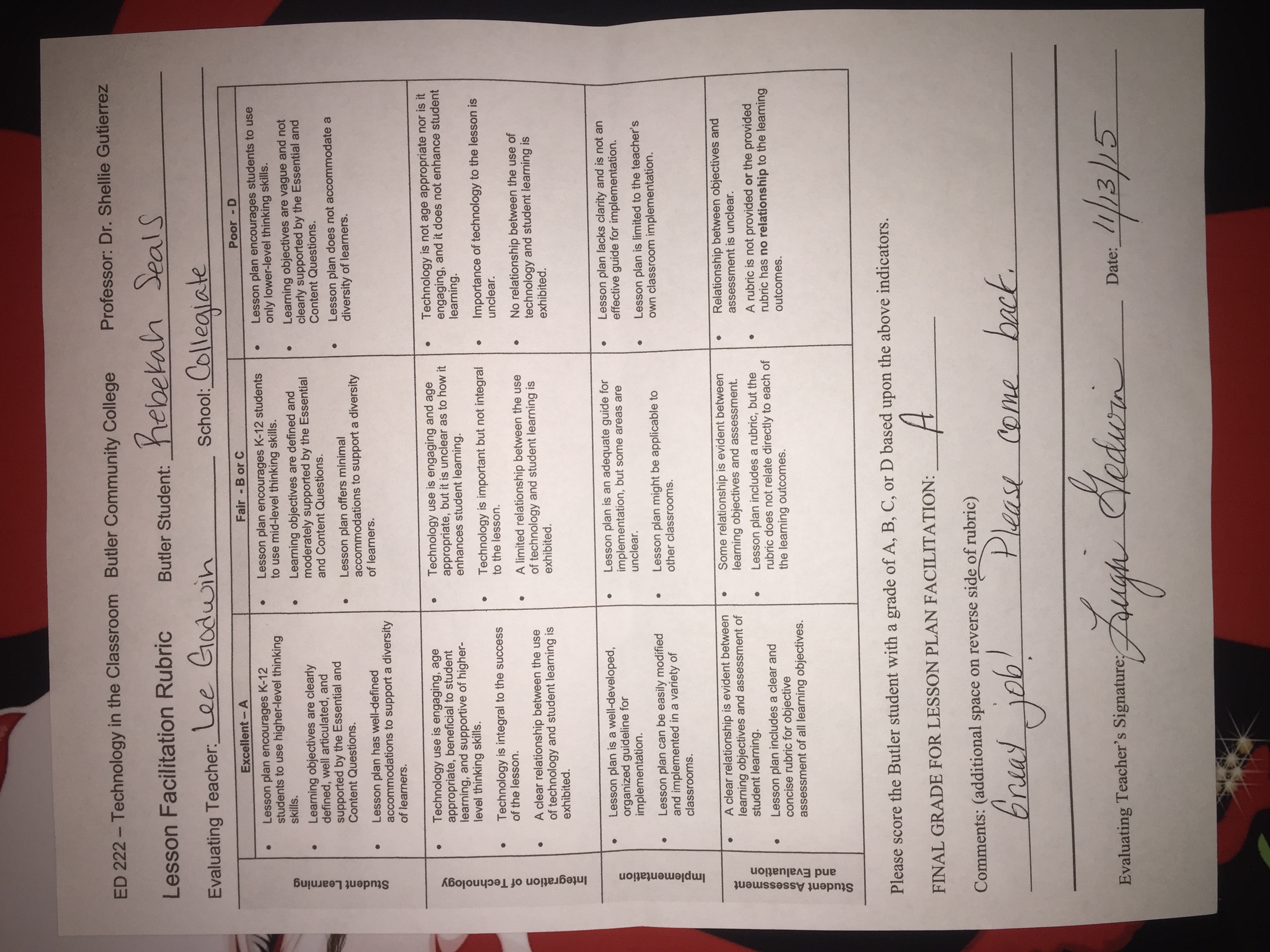 Lesson Facilitation Portfolio at emaze Presentation
