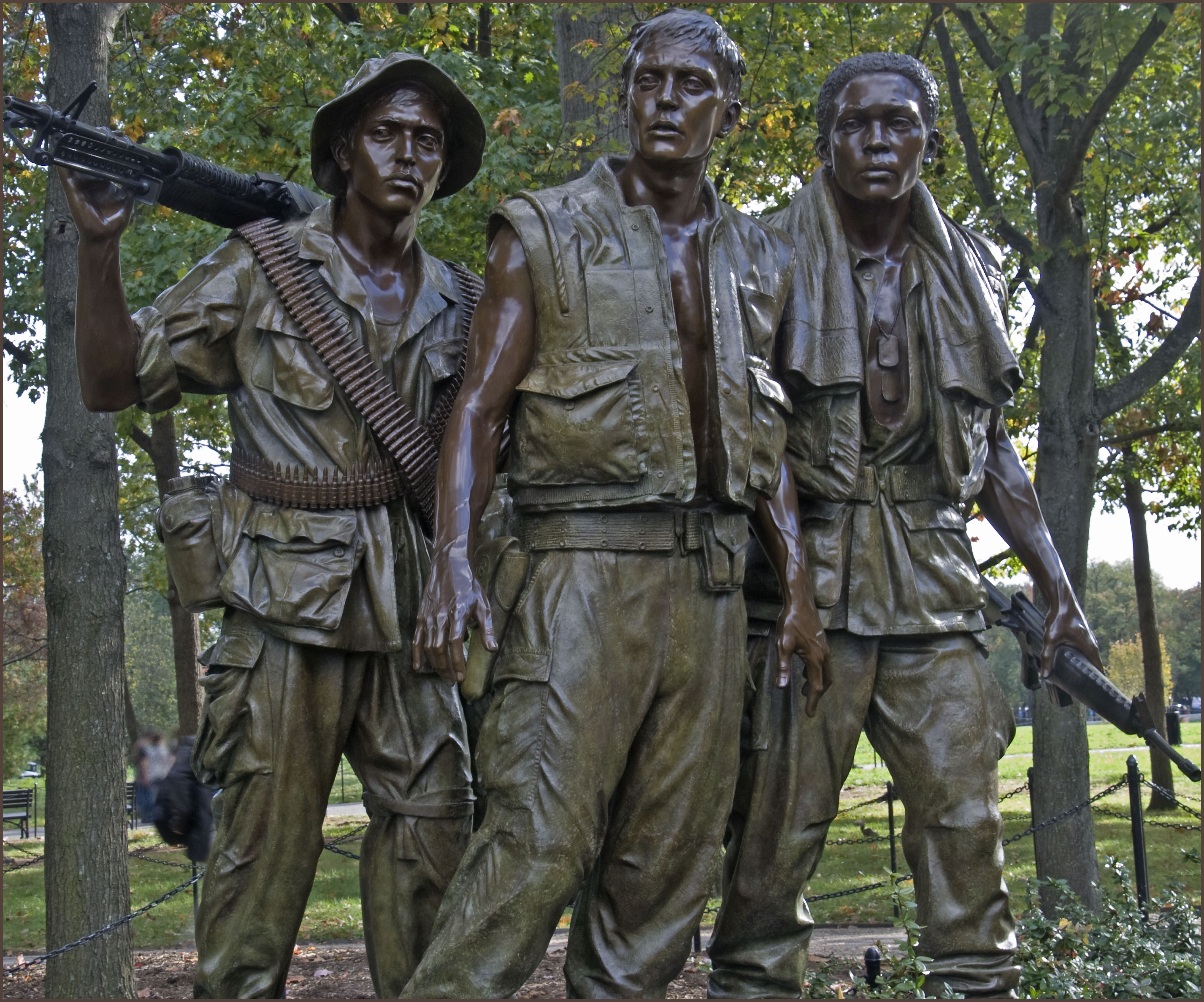 The Three Soldiers, Vietnam Veterans Memorial, Washington, DC загрузить