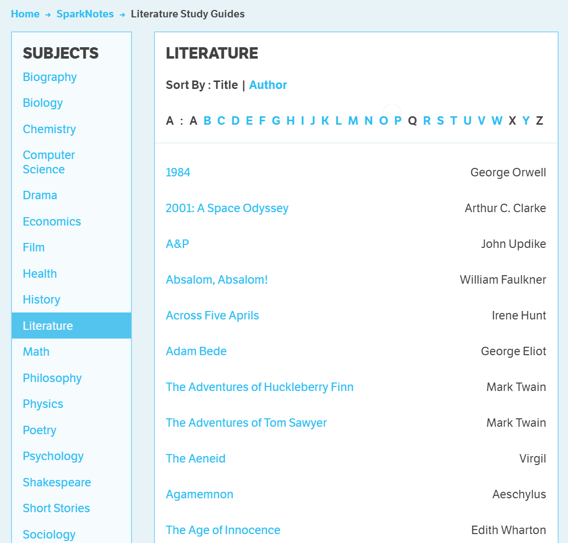 The Wonders of Sparknotes on emaze