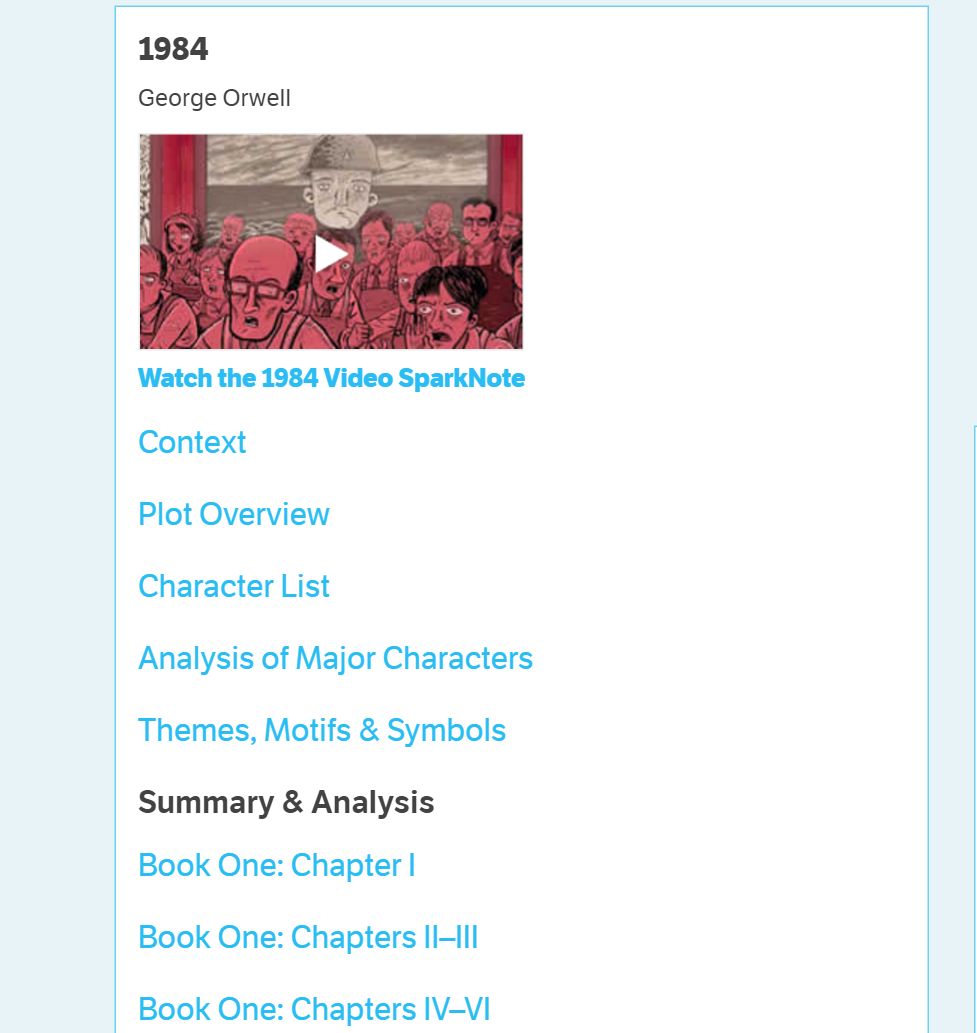 The Wonders Of Sparknotes